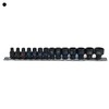 1/4" Drive Metric Shallow Impact Sockets 6 Sided 14pc 4mm