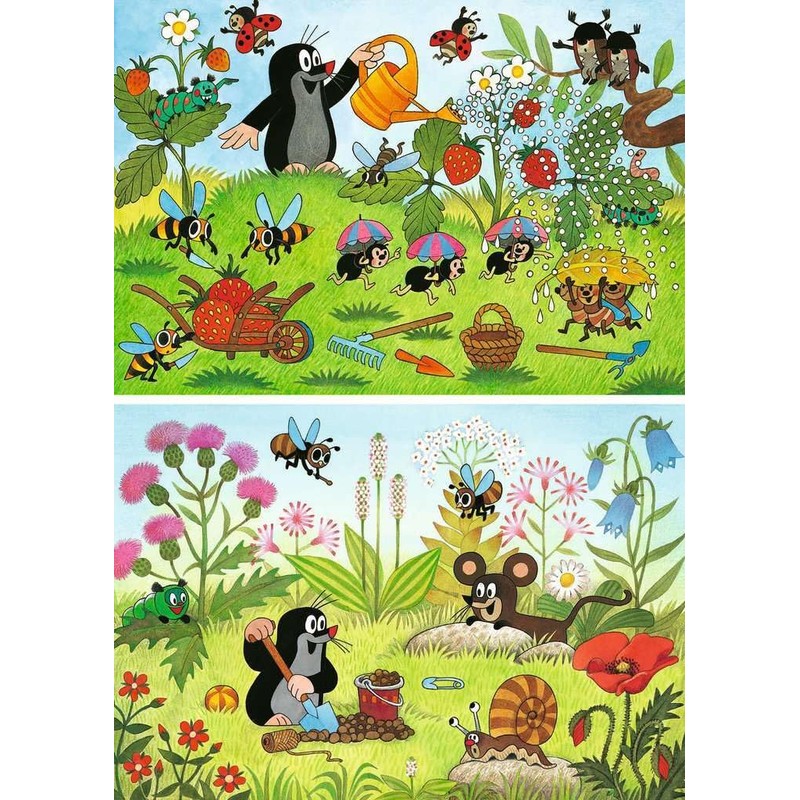 Ravensburger Kinderpuzzle - 08861 Der Maulwurf im Garten - Puzzle