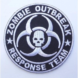 hot Zombie Outbreak Response Team Patch (Iron on sew on - MZ8)