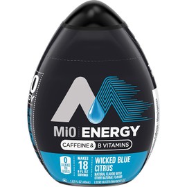 Mio Energy Water Enhancement - Variety (Pack of 4) Strawberry Pineapple Smash, Tropical Fusion, Acai Berry Storm and Wicked Blue Citrus (Variety (2-Unit))