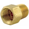 AGS Company 2 Brass SAE Brake Line Adapter 1/4 Female