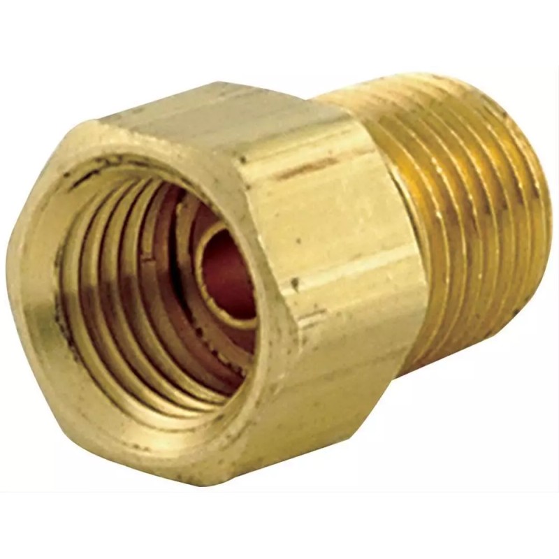 AGS Company 2 Brass SAE Brake Line Adapter 1/4 Female