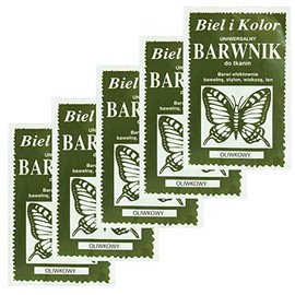 5 x 10 g Batik Fabric Dye Fabric Dye, Please Choose Colour Mix, Colour: Olive Green