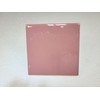 Carnation Pink Ceramic Tile 4.25 in Subway Square Mid Century