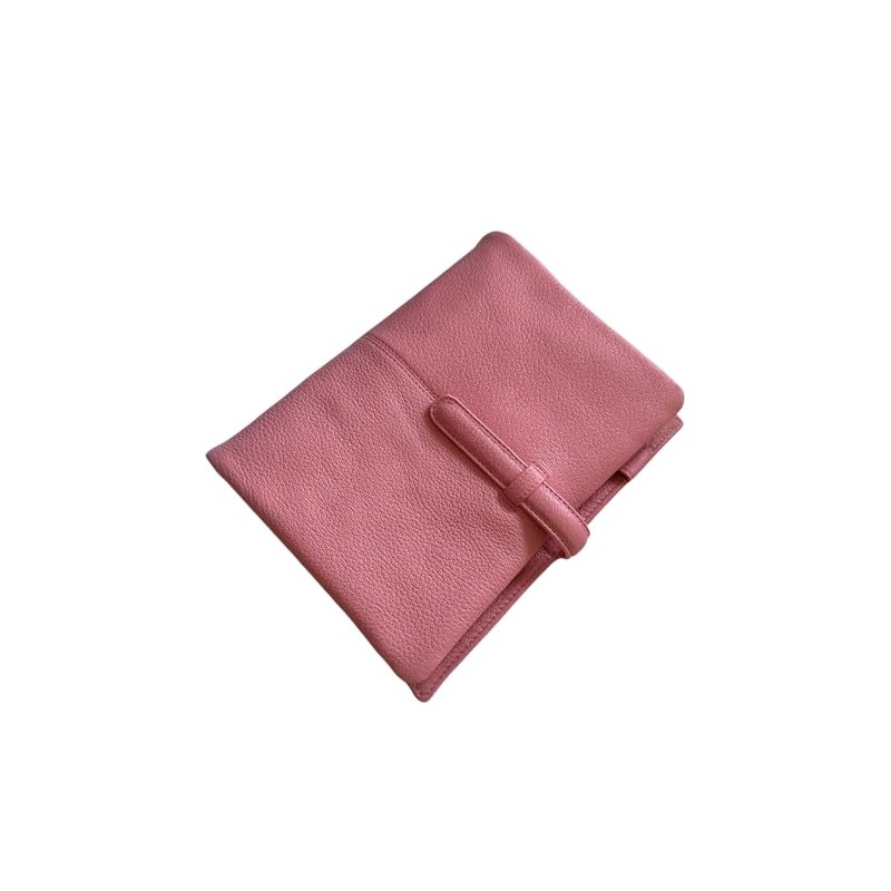 Burxxong A5 Genuine Goatskin Leather Journal Planner,Stalogy Rings Notebook with