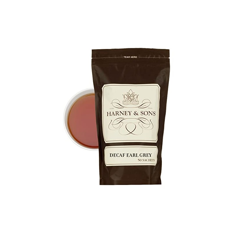 Harney & Sons Fine Teas All Natural Decaf Earl Grey