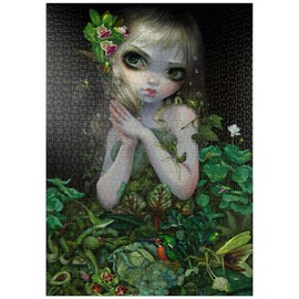 MyPuzzle Grüne Göttin - Jasmine Becket-Griffith - Premium 1000 Teile Puzzle - MyPuzzle Sonderkollektion von Tate & Co Puzzles