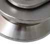 Yibuy 201 Stainless Steel V Type Large Rigid Pulley for