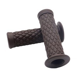 HLJSDZ レトロな古典的なバイクのグリップはハーレーヤマハモーターサイクルのハンドルバーのためのバーヴィンテージスクーターアクセサリーをハンドルカフェレーサーのモトグリップ