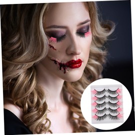 Outanaya 5pairs Natural Eye Lashes Reusable Eyelash Extensions for Seamless Look Lightweight Faux Lashes with Box Comfortable Skin-friendly -day Wear