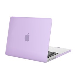 MOSISO Case Compatible with MacBook Pro 14 Inch M4 M3 M2 M1 Pro Max 2025 2024 2023 2022 2021 A3112 A3185 A3401 A2918 A2992 A2779 A2442 Touch ID, Plastic Hard shell case hard shell hard case Purple