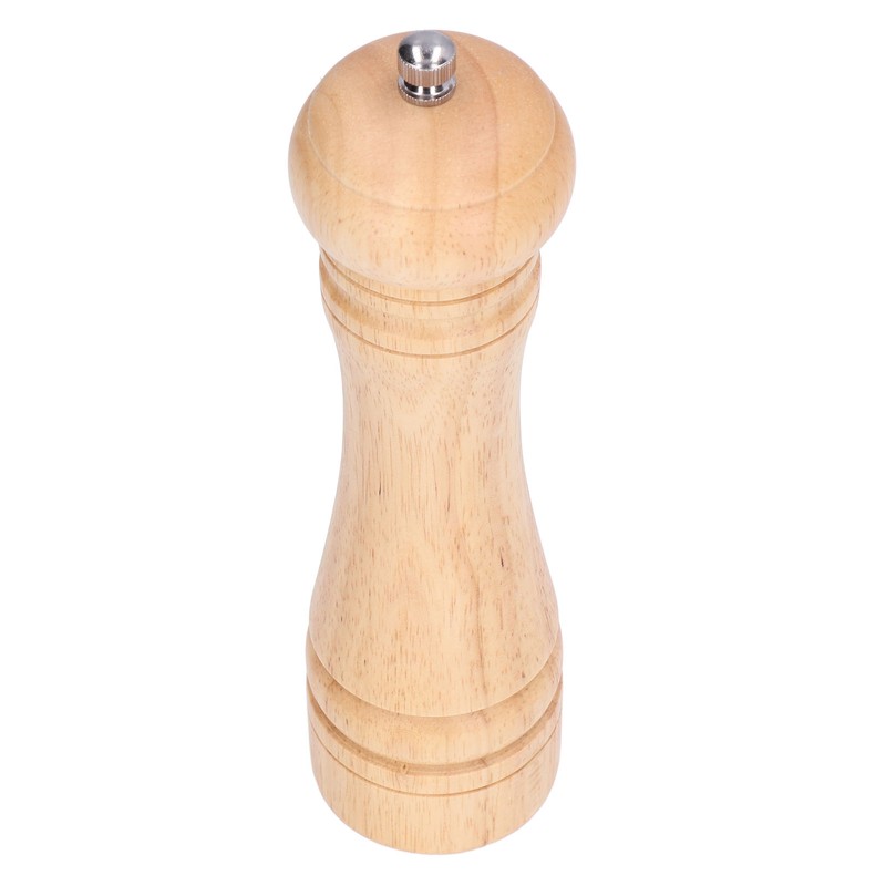 2pcs Wood Salt and Pepper Grinder Adjustable Coarseness Wooden Pepper