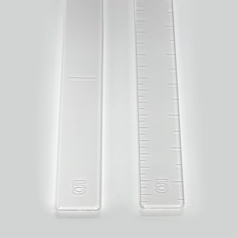 [Acrylic Ruler] Rolling Pin Guide Sticks, 2-piece Set, 0.2 inch
