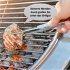 GRÄWE Barbecue Tongs 30 cm 18/10 Stainless Steel ohne Nylonspitze