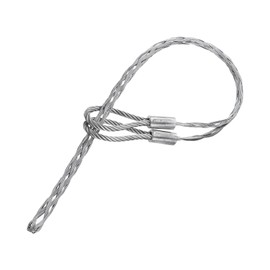 MECCANIXITY 20-25MM Double Head Wire Threader Cable Socks Puller Galvanized Steel Wire Cover Grip Tube Net Pipe Suitable for Conduit Wire Rope - 1 pcs