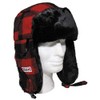Max Fuchs Men's Fur Hat Lumberjack Red/Black L