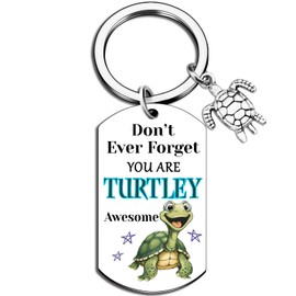 WXCATIM Sea Turtle Gifts For Women Turtle Keychain Sea Turtle Gifts For Women Turtle Jewelry For Friends Kids Woman Man Adults Turtle Lover Encouragement For Women Daughter Son Men