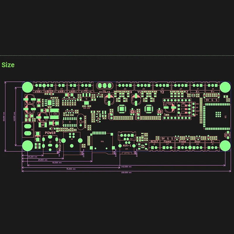 ESP32 PRO V2.1 Engraver Control Board Double Core 32 Bit