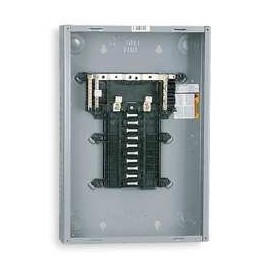 Square D QO24L70S QO 70 Amp 2Space 4Circuit Indoor Main Lug Load Center with Surface Mount Cover