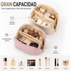 2 Piezas Bolsa de Cosméticos de Viaje, Makeup Bag de