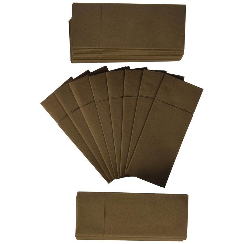 Airlaid 50 Cutlery Napkins, Cutlery Pockets, Fabric-Like, High-Quality Disposable Napkin