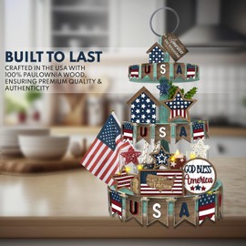 AONEHOME Adjustable 3 Tiered Tray Stand with Farmhouse Decor, Teal Tiered Tray Decorative Trays – 3 Tier Cupcake Stand - 3 Tier Serving Tray - Tiered Tray Decor for Fruits Display Coffee Stand