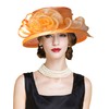 Flat Top Sun Visor Hats for Women Floral Bride Wedding