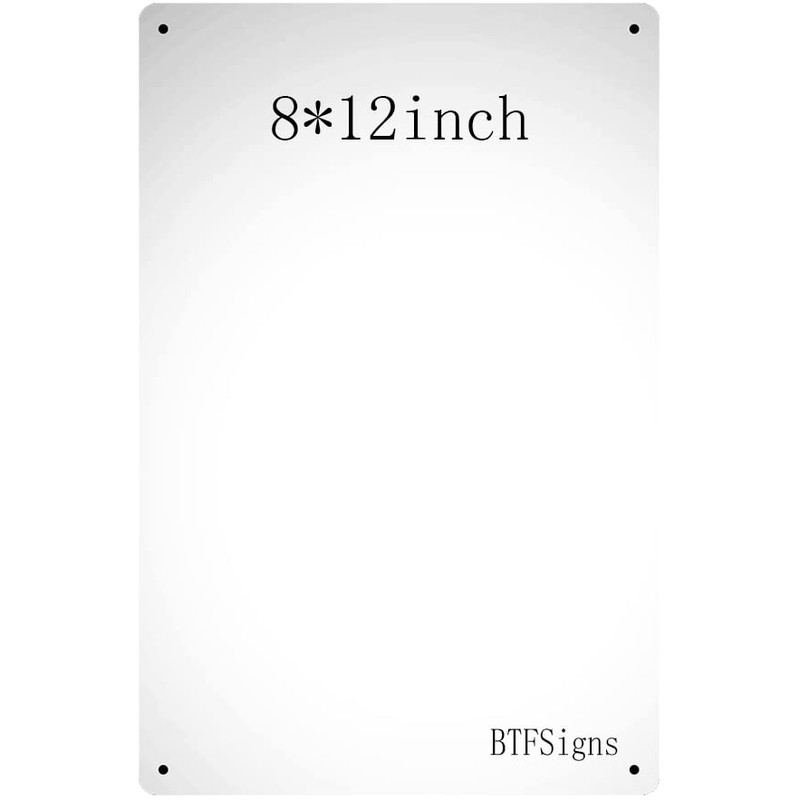 BTFSigns 8" x 12" No Speed Limit Aluminum Sign -
