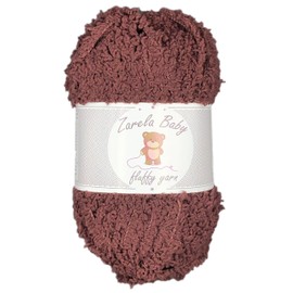 Zarela Baby Fluffy Wool 25g (21 Dark Brown)