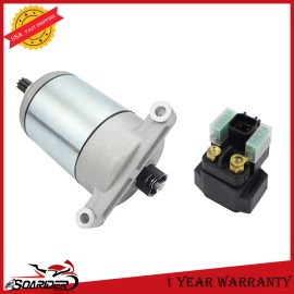 Soarider 19500 Starter For Yamaha ATV Kodiak 700 2016-2023 All Models with Relay