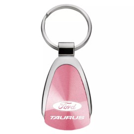 Ford Taurus Tear Drop Key Ring (Pink)