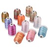 Simthread Multi Colours Polyester Machine Embroidery Thread - 1,000 Metres