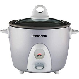 Panasonic Rice Cooker, Steamer & Multi-Cooker, 6-Cups (Cooked), 3-Cups (Uncooked), SR-G06FGL, Silver