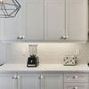 Amerdeco 10 Pack Polished Chrome Knurled Cabinet Knobs Kitchen Cabinet