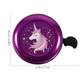 Veemoon Bike Bell for Kids Girl, Unicorn Bike Bell Fairy Bike Bell Cute Cartoon Bicycle Bell Adjustable Scooter Bell Loud Ring Bike Bell DIY Kid Bicycle Accessories (1, One Size)