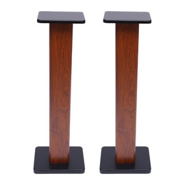 Wood Grain Speaker Stand,36Inch Bookshelf Speaker Stands Floor Speaker Stands,Heavy Duty Studio Monitor Stands for Home Theater Speakers with Sand Filling Tuning Function