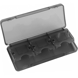 OKAWASI 3DS Card Case, Game Card Case, Set of 3, Mini, Holds 6 Cards, DS/2DS/3DS Universal Storage, Game Cards (Black), Black, Modern