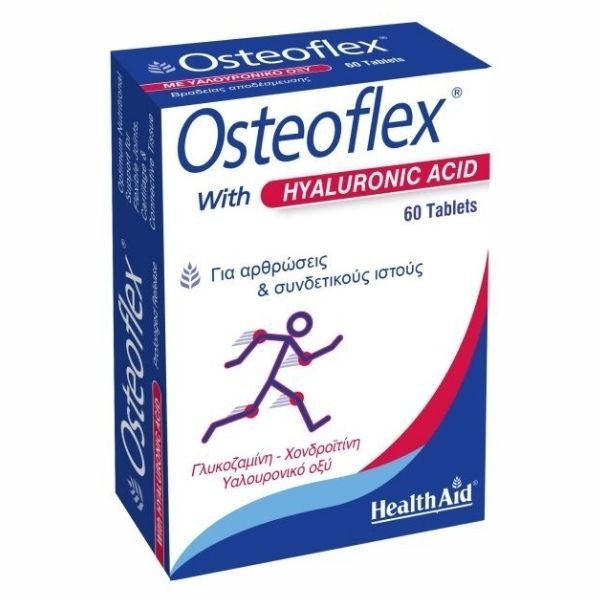 Health Aid Osteoflex with Hyaluronic Acid 60 tabs