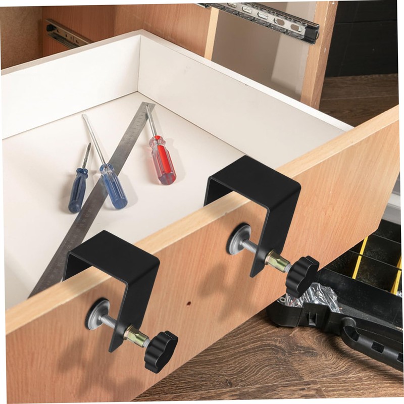 Gadpiparty 2 Pcs Clamps for Cabinet Installation Adjustable Heavy Duty
