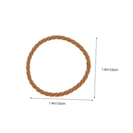 PACKOVE 2 Boxes Soft Ponytail Holders with Clear Storage Jar Gentle No Slip Hair Ties Comfortable Stretchy Hair Bands Milk Deep Color Styles