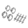 4 Pair Climbing Hanger Stainless Steel Wear Resistant High Load