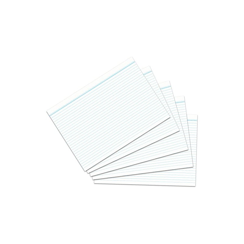 RNK 115050 Index Cards A5 White (Pack of 100)