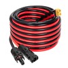 MOOKEERF Solar to XT60 Extension Cable 10AWG 25FT Solar Connector