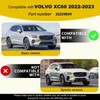 Goholy Car Front Bumper Tow Hook Cover Compatible with Volvo