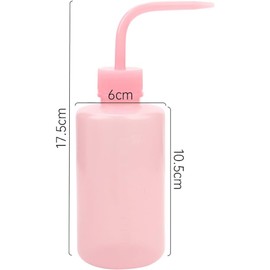 2 cepillos de champú para pestañas y 250 ml de plástico para apretar con extensión de pestañas, cepillo de limpieza facial, cepillo de maquillaje para pestañas, botella de agua con chorros