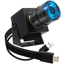 MMlove 4K USB HDMI Camera 60FPS 8MP High Speed Camera USB3.0 Simultaneous Output Webcam 2.8-12mm 4X Optical Zoom 2X Digital Zoom Golf Swing Camera Close up Zoom in and Out for 3D Printer PC Laptop Pi