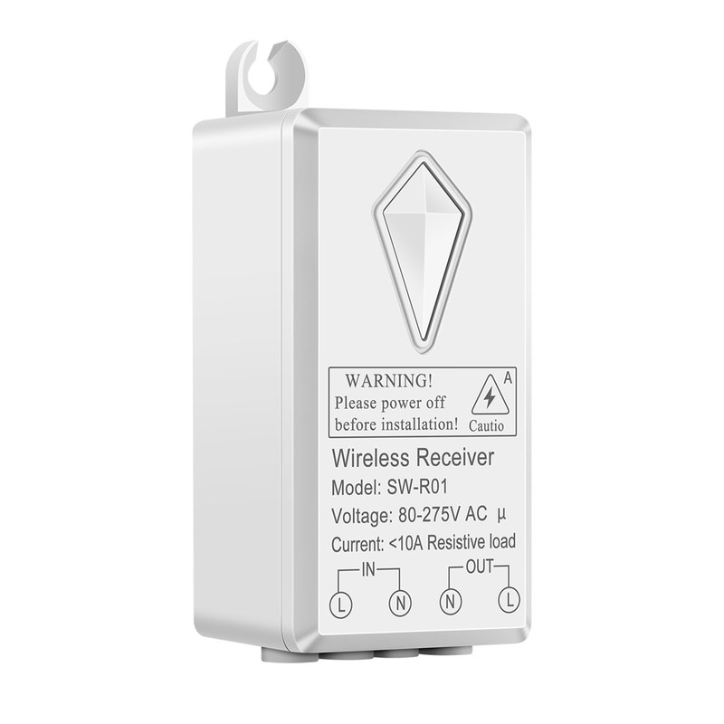 3Pack Extra Wireless Receiver for NineLeaf Wireless Light Switch Kit,