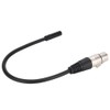 ASHATA 3.5MM Hembra a XLR Hembra Aleación de Zinc 3.5MM
