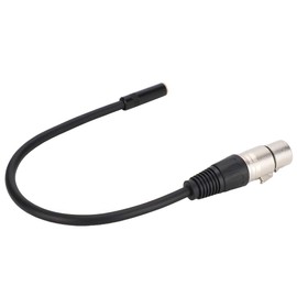 ASHATA 3.5MM Hembra a XLR Hembra Aleación de Zinc 3.5MM Interfaz Adaptador de Audio Cable Cable de Conexión, Chapado en Oro