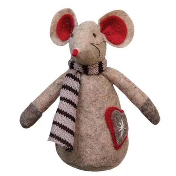 Does Not Apply Valentine’s Heart Mouse Primitive Mouse Doll Country